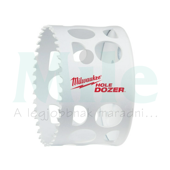 Lyukfűrész vágókorona bimetál 76mm-átmérő 41mm-mély gipszkartonhoz fához műanyaghoz Milwaukee