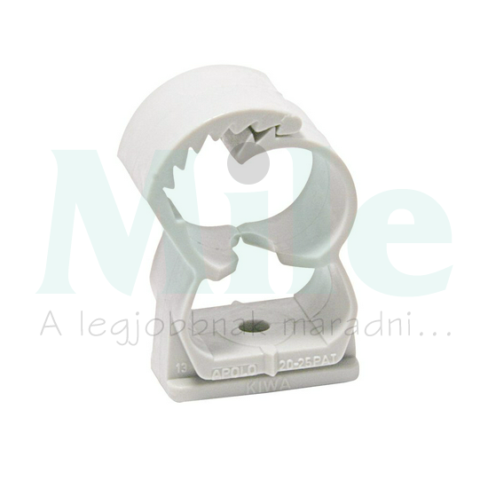 Méretkombinálható bilincs M16 nejlon lőhető 16mm-csőátmérőhöz műanyag zárt szürke AN Abranyl CELO