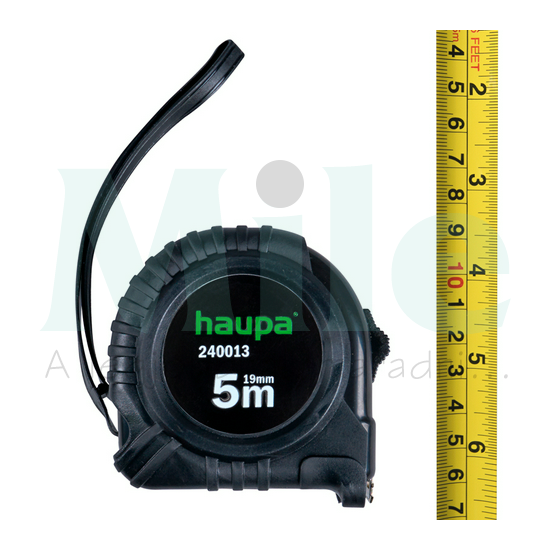 Mérőszalag cm/inc mérés 5m-ho acél Haupa