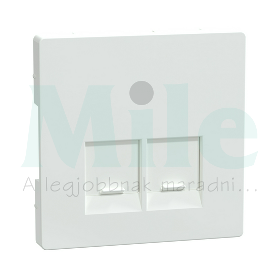 Merten D-Life fedlap 2xRJ45 adatcsatlakozóhoz műanyag Schneider