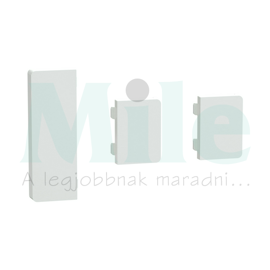 Merten-SD KNX gomblap 3pár=6gomb PB Flex fehér MTN6193-hoz Schneider