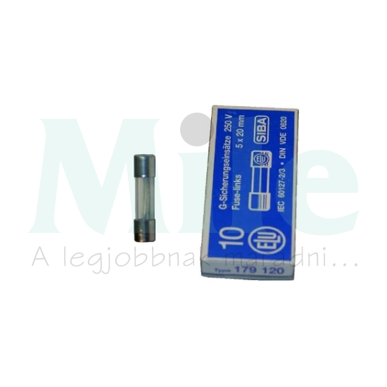 Miniatűr biztosítóbetét üvegcsöves 2A lomha (T)-jelleg 5x20mm 250V SIBA
