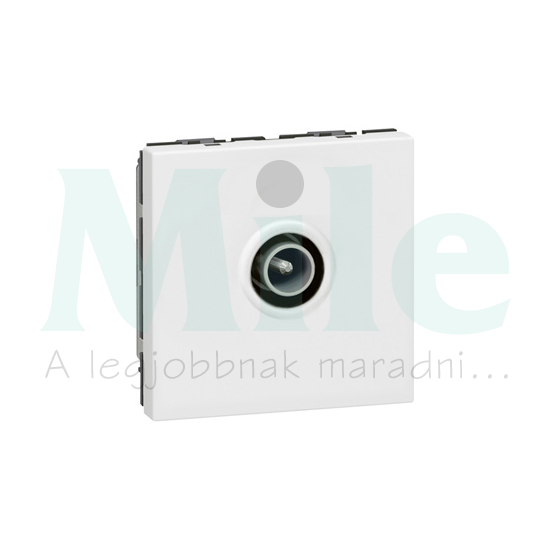 Mosaic antenna aljzat modul TV csillagpontos süllyesztett fehér 1-kimenet végzáró LEGRAND