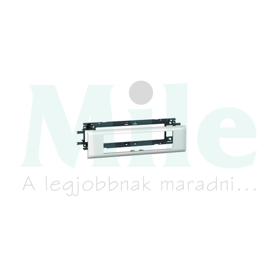 Mosaic csatorna-szerelvénykeret 65mm-fedélhez 8-egység kezeletlen műanyag fényesfehér DLP LEGRAND