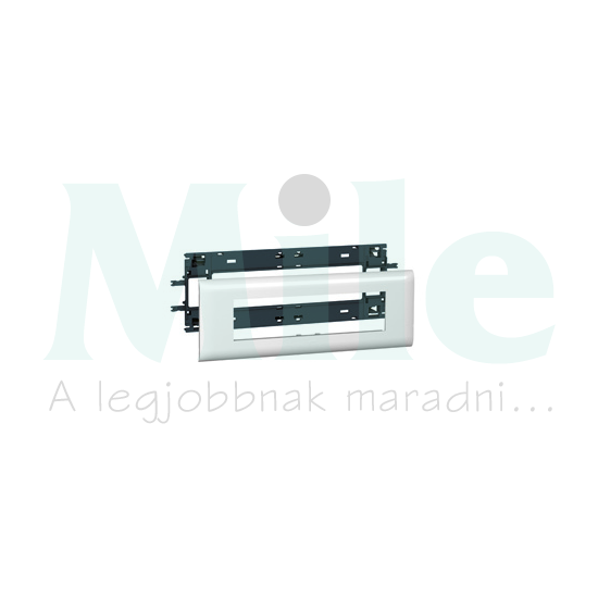 Mosaic csatorna-szerelvénykeret 85mm-fedélhez 8-egység kezeletlen műanyag fényesfehér DLP LEGRAND