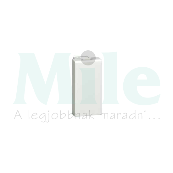 Mosaic vakfedél 1-modulos vakfedél fehér üres-jel műanyag fényes bepattintás LEGRAND