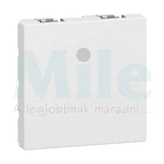 Mosaic vakfedél 2 modulos műanyag négyzetes fehér LEGRAND