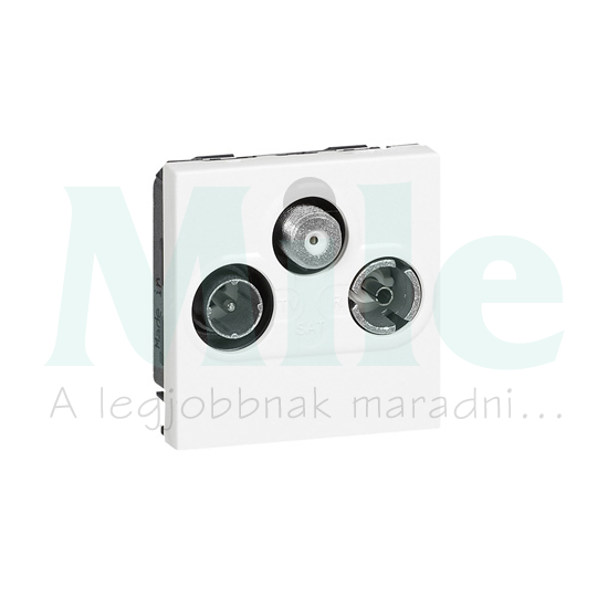 Mosaic végzáró TV-RD-SAT 2M fehér végzáró LEGRAND