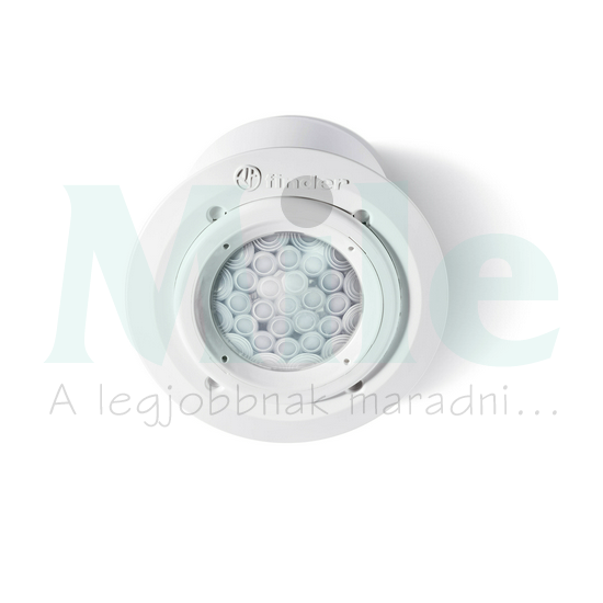 Mozgásérzékelő süllyesztett mennyezeti szereléshez beltérre, 1 záróérintkező 10 A, kimenet és bemenet egymástól galvanikusan elválasztott, tápfeszültség: 230 V AC 18.31.8.230.0300 FINDER