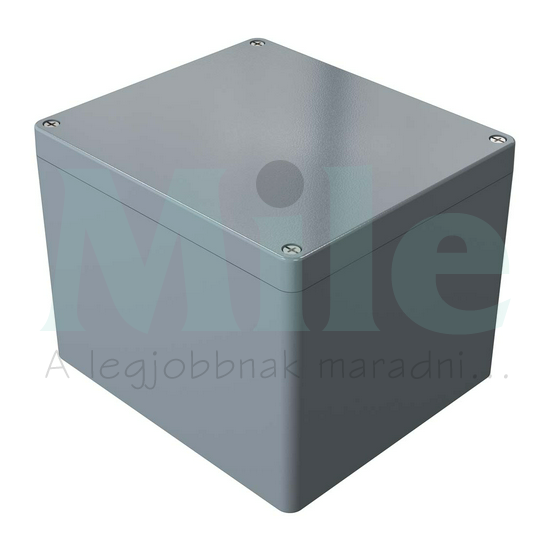 Műszerdoboz alumínium A150 232x202x181mm(MAxSZxMÉ) IP66 festett ezüstszürke (szerlap nélkül) ROSE+BOPLA