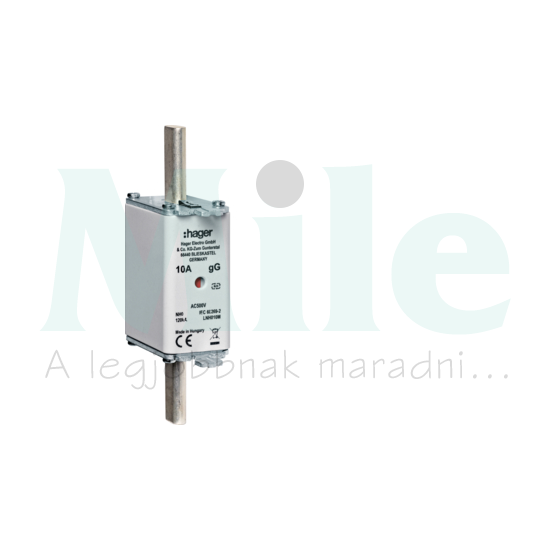 NH biztosítóbetét gG NH0 80A gL/gG (kábel-/készülékvédő) 500VAC 120kA LNH Hager