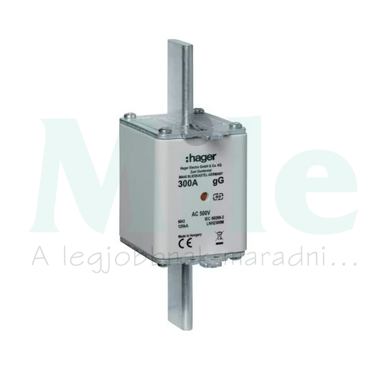 NH biztosítóbetét gG NH2 300A gL/gG (kábel-/készülékvédő) 500V AC 120kA LNH Hager