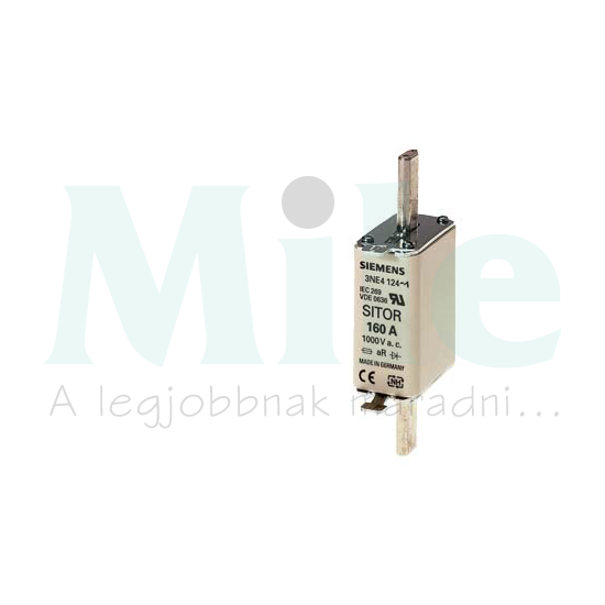 NH biztosítóbetét NH0 125A 1000V gR homlokoldali-kioldásjelzéssel 3NE4122 SIEMENS