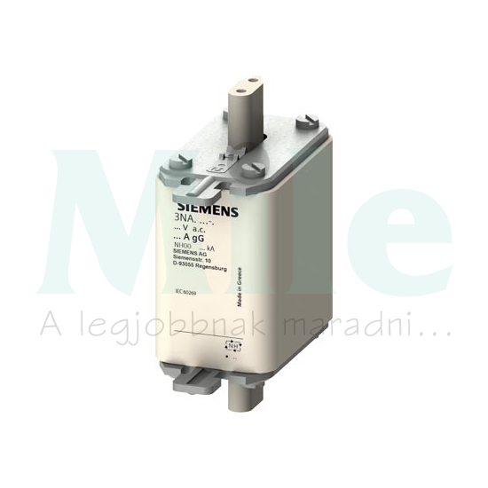 NH biztosítóbetét NH00 100A 500V gL/gG homlokoldali-kioldásjelzéssel 3NA3830-7 SIEMENS