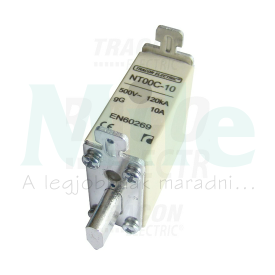 NH biztosítóbetét NH00 10A gL/gG 500V TRACON