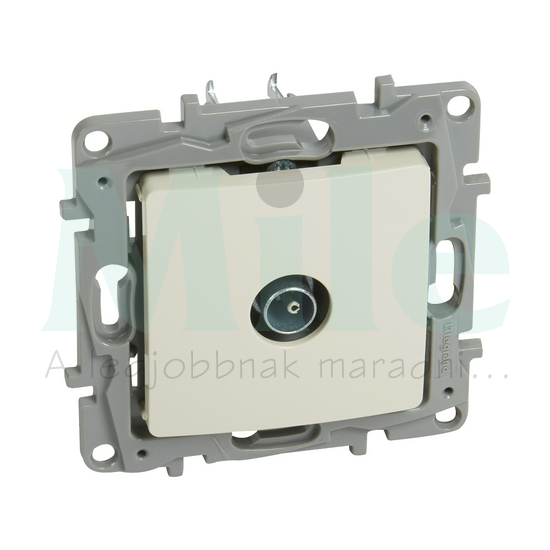 Niloé antenna aljzat TV csillagpontos süllyesztett bézs 1-kimenet végzáró 1dB/860MHz LEGRAND