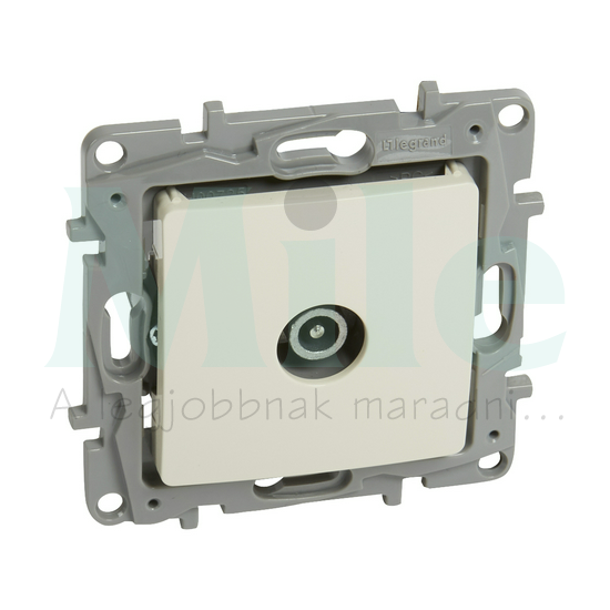 Niloé antenna aljzat TV körmös süllyesztett bézs 1-kimenet MM-végzáró 10dB/860MHz LEGRAND