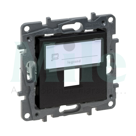 NiloéStep adapter Systmax-betéthez fekete LEGRAND