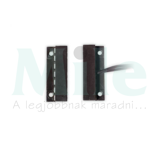 Nyitásérzékelő (reed-relé) 2vez. közép-kivezetés 21mm kapcs.táv falonkívüli barna TANE ALARM