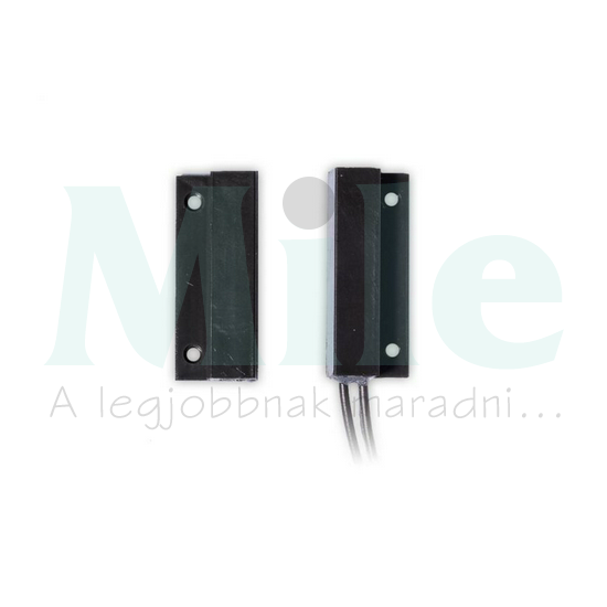 Nyitásérzékelő (reed-relé) 2vez. oldal-kivezetés 21mm kapcs.táv falonkívüli barna TANE ALARM