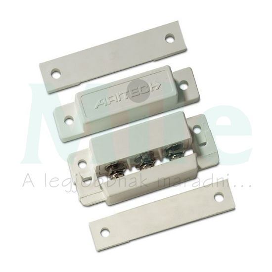 Nyitásérzékelő (reed-relé) 18mm kapcs táv. falonkívüli fehér UTCF