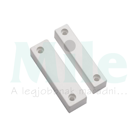 Nyitásérzékelő (reed-relé) 4vez 40x13x7,5mm csavaros falonkívüli fehér URMET