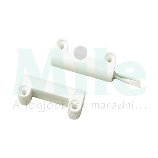 Nyitásérzékelő (reed-relé) 4vez 40x13x7,5mm falonkívüli fehér URMET