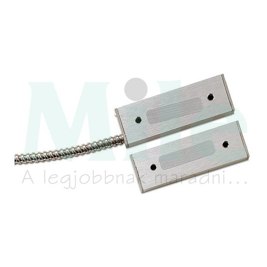 Nyitásérzékelő (reed-relé) 4vez. acélborítású 75mm kapcs táv. falonkívüli UTCF