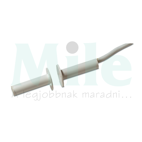 Nyitásérzékelő (reed-relé) 4vez. befúrható 15mm kapcs táv. süllyesztett fehér UTCF
