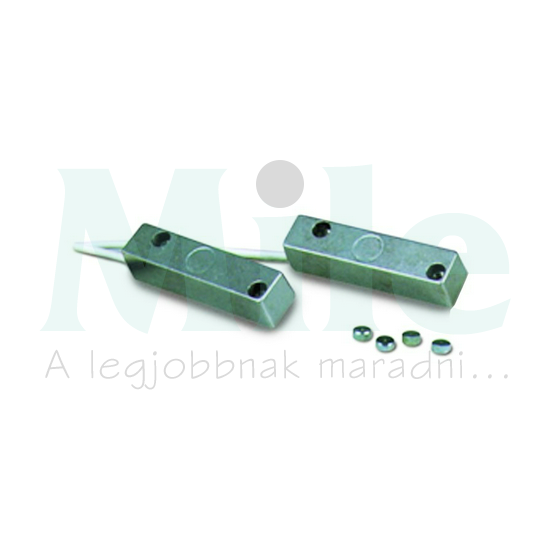 Nyitásérzékelő (reed-relé) 4vez80x18x18mm acélra falonkívüli URMET