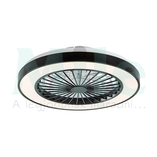 Okos LED mennyezeti lámpatest ventilátoros (6-fokozat) WiFi falonkívüli 40W 230V AC 5000lm 3000-6000K IP20 20000h Dalfon2 RÁBALUX