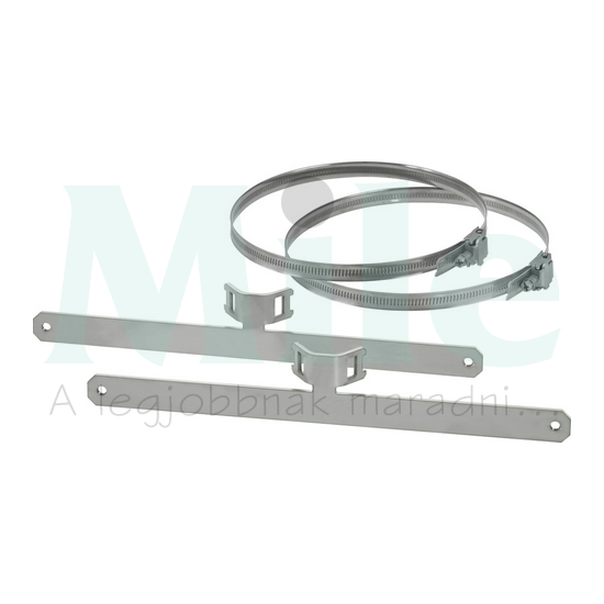 Oszloprarögzítő készlet csavarokkal (2db) 300mm-szé nemesacél V2A Mi MB 2 Hensel
