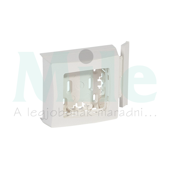 Oteo csatorna-szerelvénykeret 1-egység kezeletlen műanyag fényesfehér DLP mini LEGRAND