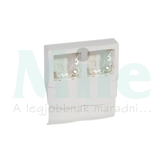 Oteo padlószegély-csatorna szerelvénykeret 2-es műanyag fényesfehér DLP mini LEGRAND