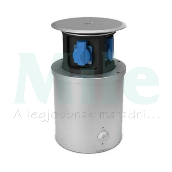 Padlódoboz kiemelhető 1xCEE16A/5P 3x16A/2P+F dugalj IP67 280mm 4-modul SV301-4S Electraplan