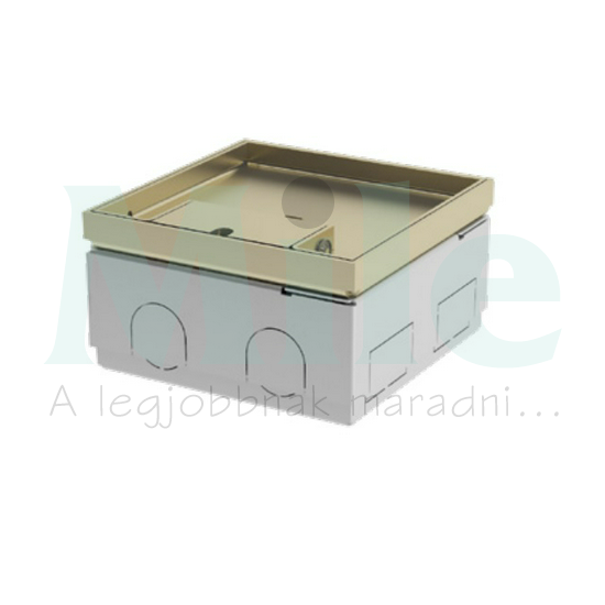 Padlódoboz sárgaréz (CuZn) fedéllel V125 Slim E2 LE/CU Electraplan