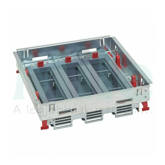 Padlódoboz vízszintesen állítható standard 24-szerelvényhez LEGRAND