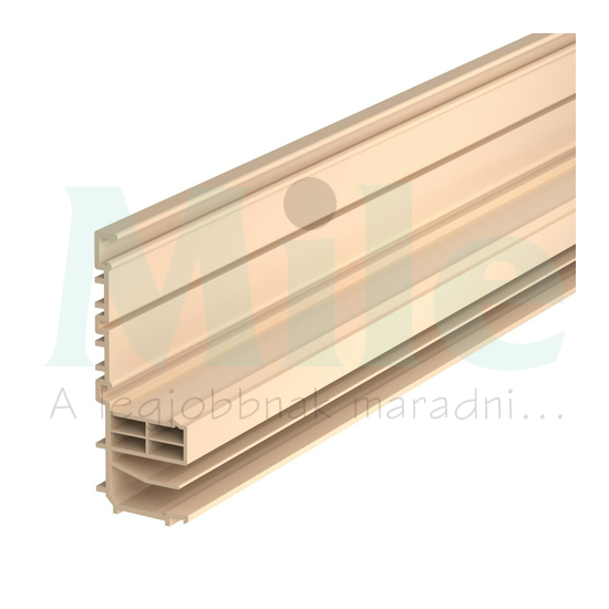 Padlószegély-csatorna Rauduo 40105 1-rekeszes 103.4mm x 38mm RD 40105 natur OBO-BETTERMANN