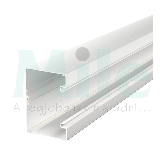 Parapetcsatorna 130mm x 90mm 2000mm alumínium fehér halogénmentes GA-S90130RW OBO-BETTERMANN