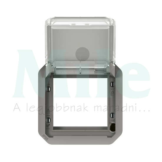 Plexo55 Program Mosaic adapter füstszínű csapófedéllel SQ70/SQ70 szürke LEGRAND
