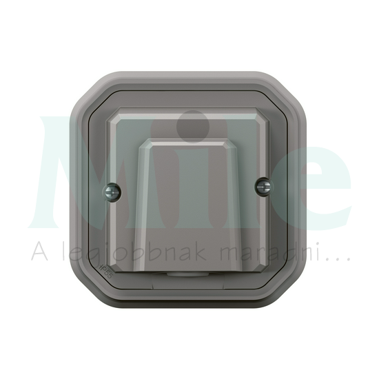 Plexo55 kábelkivezető d5-13mm 16A süllyesztett nyitott szürke LEGRAND