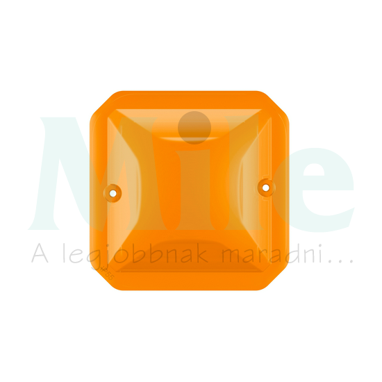 Plexo55 jelzőlámpa búra narancs  LEGRAND