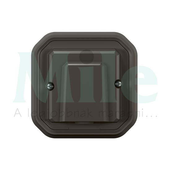 Plexo55 kábelkivezető d5-13mm 20A süllyesztett sorkapoccsal nyitott antracit LEGRAND