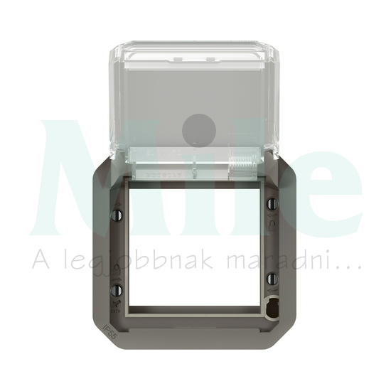 Plexo55 Program Mosaic adapter SQ70/SQ70 antracit csapófedéllel LEGRAND