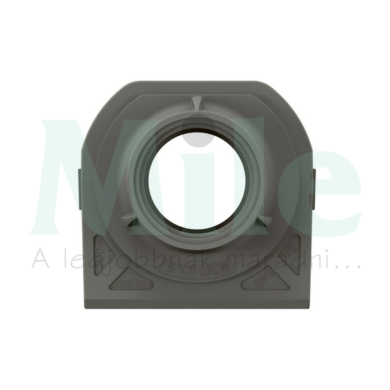 Plexo55 tömszelence antracit M20 műanyag kezeletlen LEGRAND