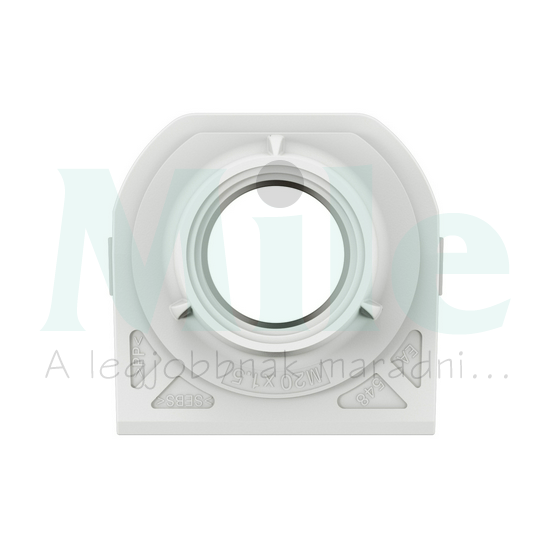 Plexo55 tömszelence M20 műanyag kezeletlen fehér LEGRAND