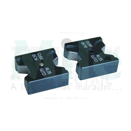 Présbetét D52F présszerszámhoz 185mm2 hatszög-présforma TRACON