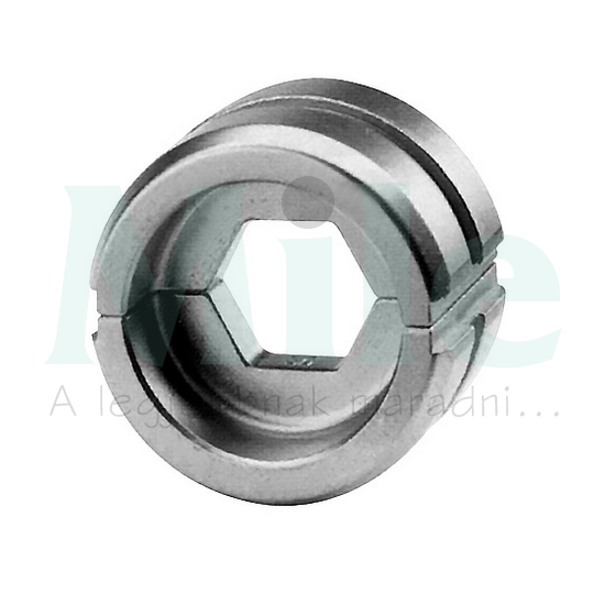 Présbetét standard csősaruhoz cső kábelsaru és -összekötő-hez 10mm2 hatszögű-présforma Haupa