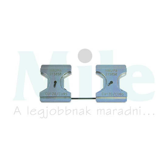 Présbetét standard csősaruhoz és összekötőhöz cső kábelsaru és -összekötő-hez 95-120mm2 Haupa