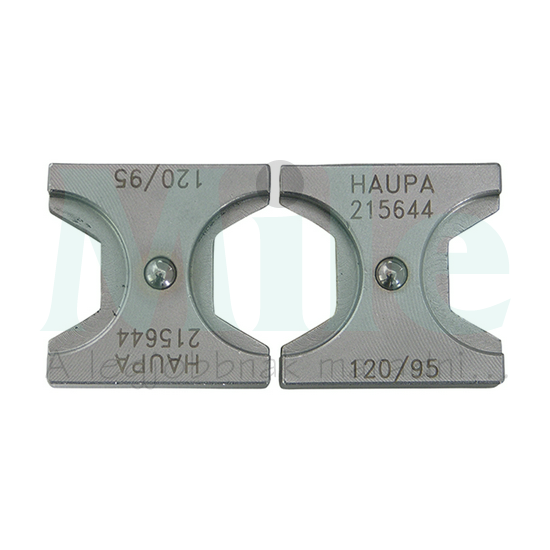 Présbetét standard saruhoz cső kábelsaru és -összekötő-hez 95-120mm2 hatszögű-présforma Haupa